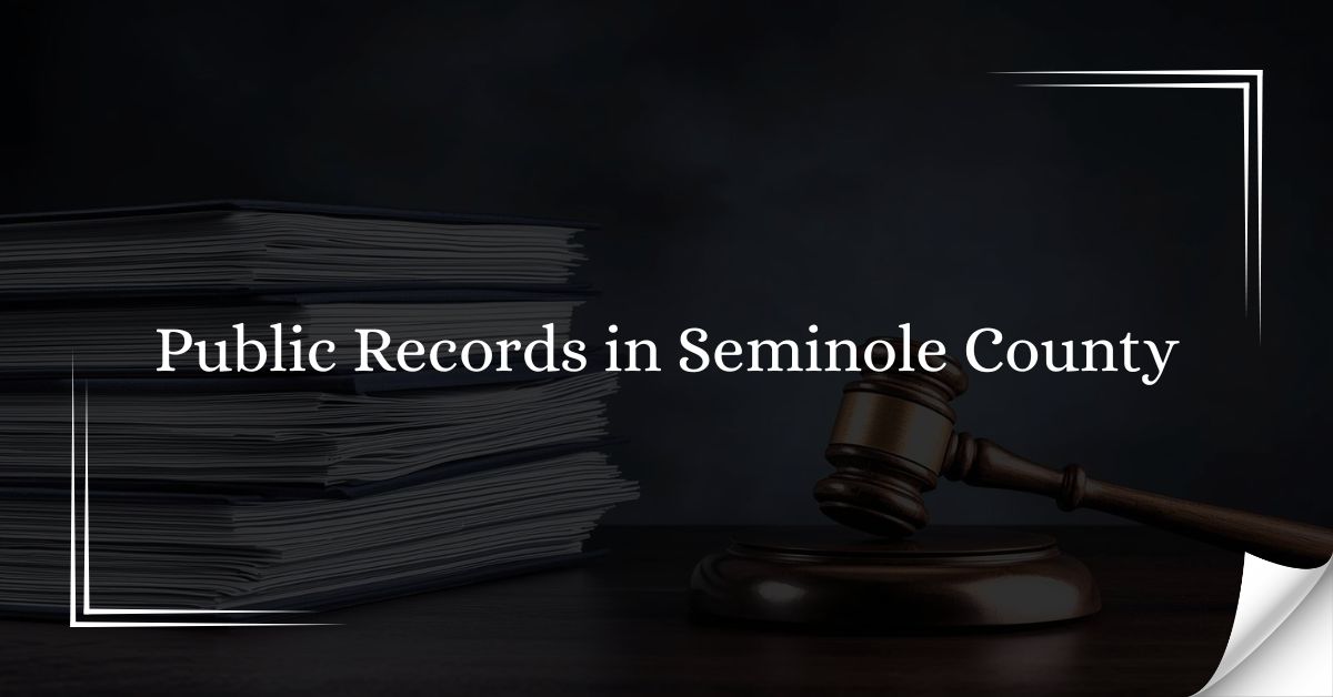 Public Records in Seminole County